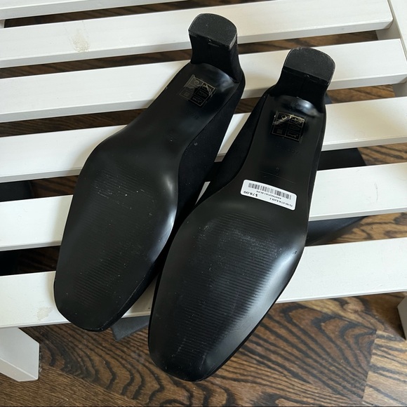 Black mules from OAK + FORT - Picture 5 of 6